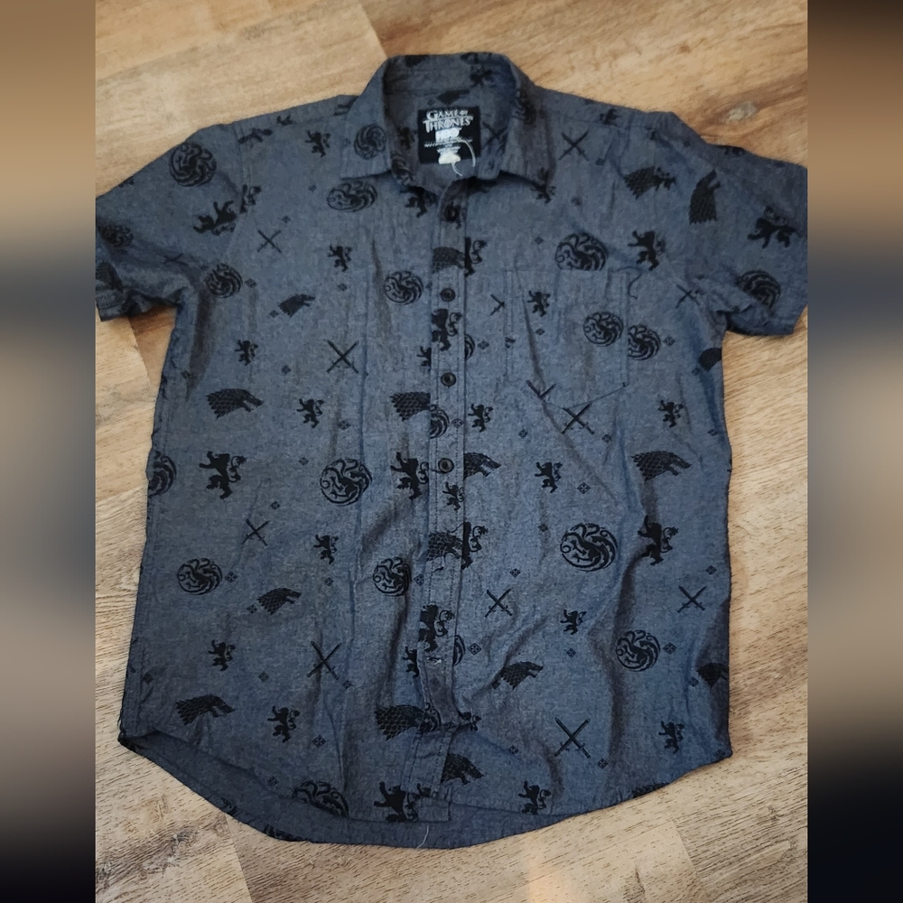 Mens Game of Thrones Button Down